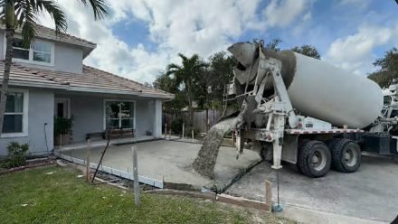 concrete contractor project in Port Orange